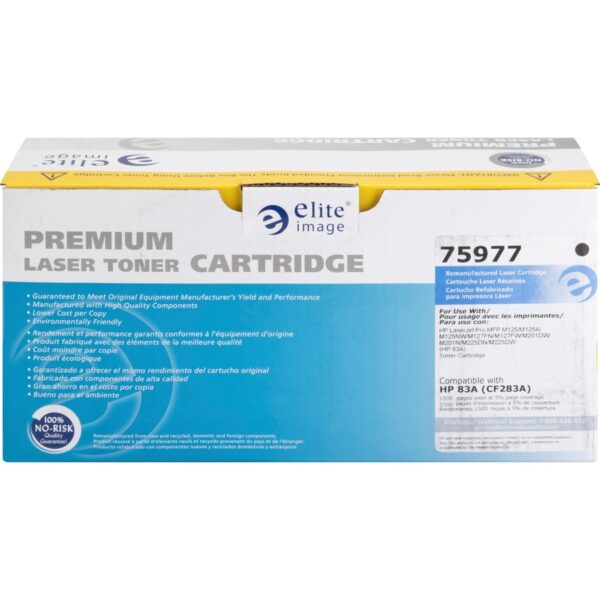 Elite Image Remanufactured Laser Toner Cartridge - Alternative for HP 83A - Black - 1 Each - Image 5