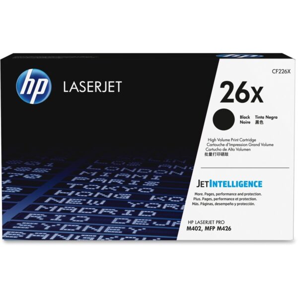 HP 26X Original High Yield Laser Toner Cartridge - Black - 1 Each