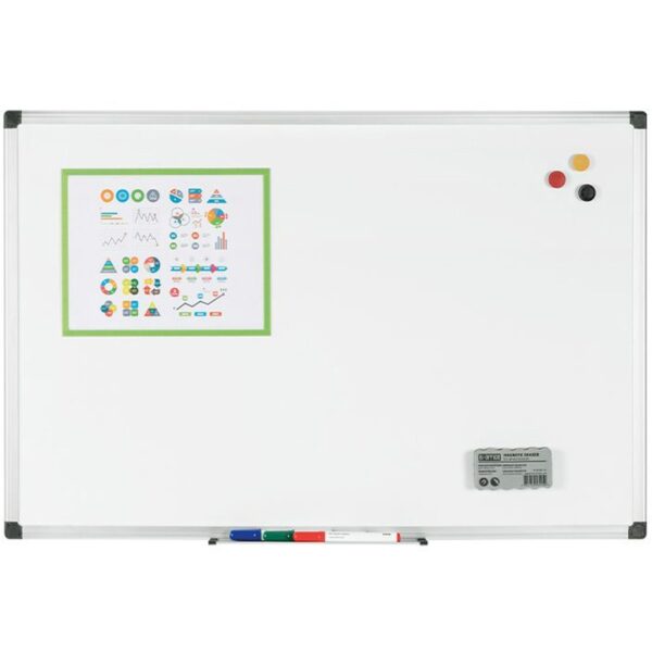 Bi-silque Porcelain Magnetic Dry Erase Board - Image 2