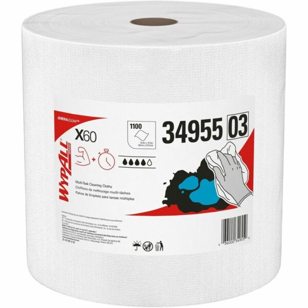 Wypall GeneralClean X60 Multi-Task Cleaning Cloth Jumbo Roll