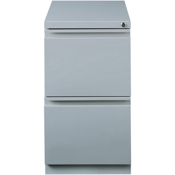 Lorell 20" File/File Mobile File Cabinet with Full-Width Pull - Image 3