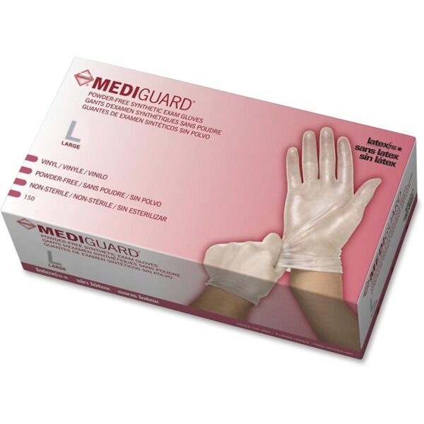 Medline MediGuard Vinyl Non-sterile Exam Gloves