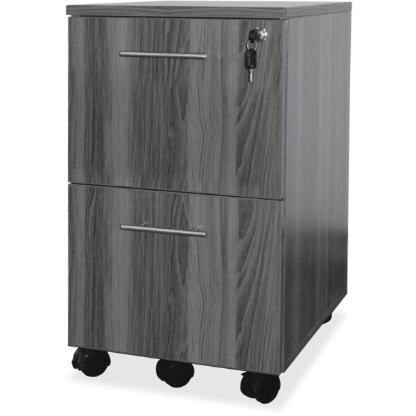 Mayline Gray Laminate File/File Mobile Pedestal File