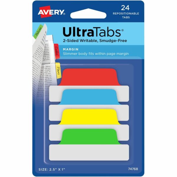 Avery® 2-sided Writable Margin Ultra Tabs