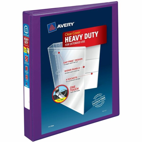 Avery Heavy-Duty View Binders - Locking One Touch EZD Rings