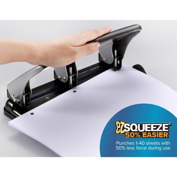 Bostitch EZ Squeeze 40-sheet 3-Hole Punch - Image 2