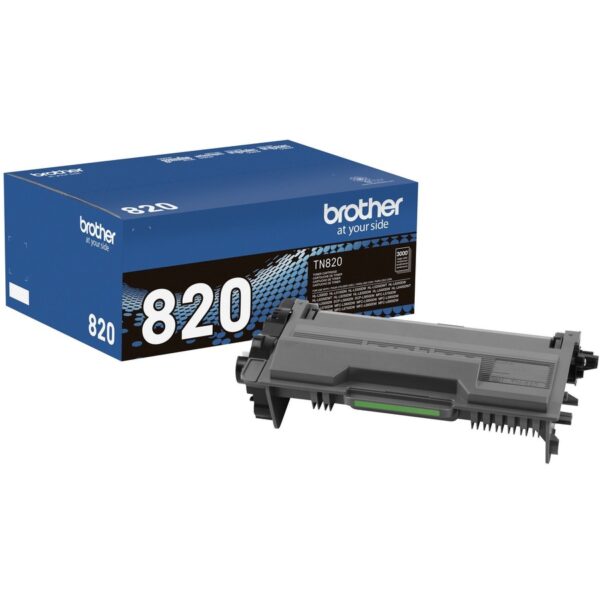 Brother TN820 Original Standard Yield Laser Toner Cartridge - Black - 1 Each