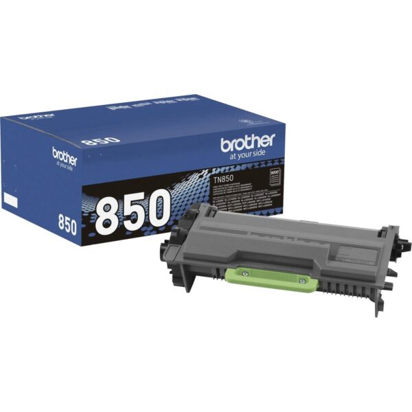 Brother TN850 Original High Yield Laser Toner Cartridge - Black - 1 Each