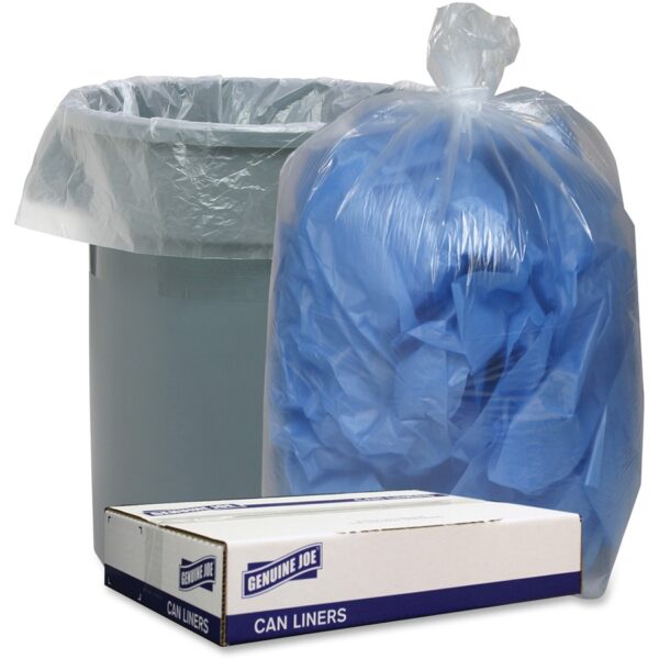 Genuine Joe Clear Low Density Can Liners