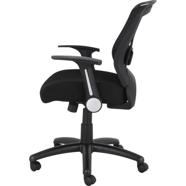 Lorell Flipper Arm Mid-back Office Chair - Image 2