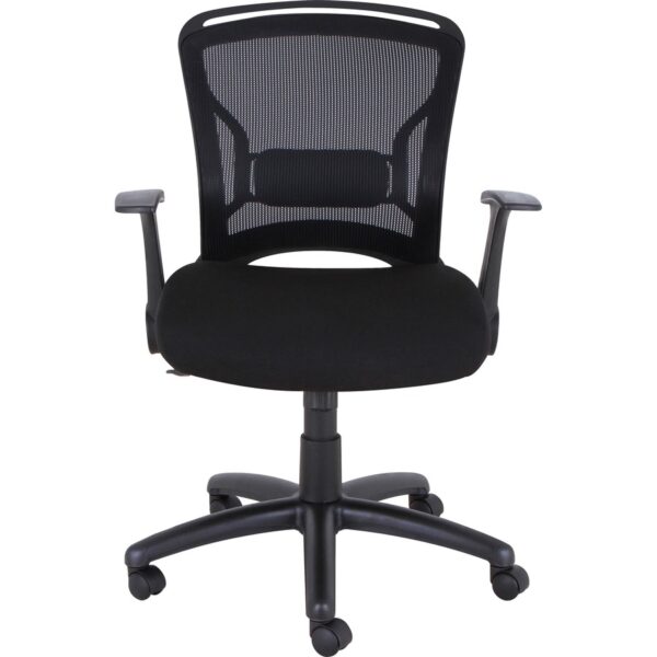 Lorell Flipper Arm Mid-back Office Chair - Image 4