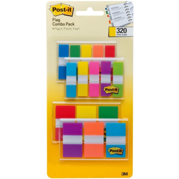 Post-it® Assorted Flag Combo Pack