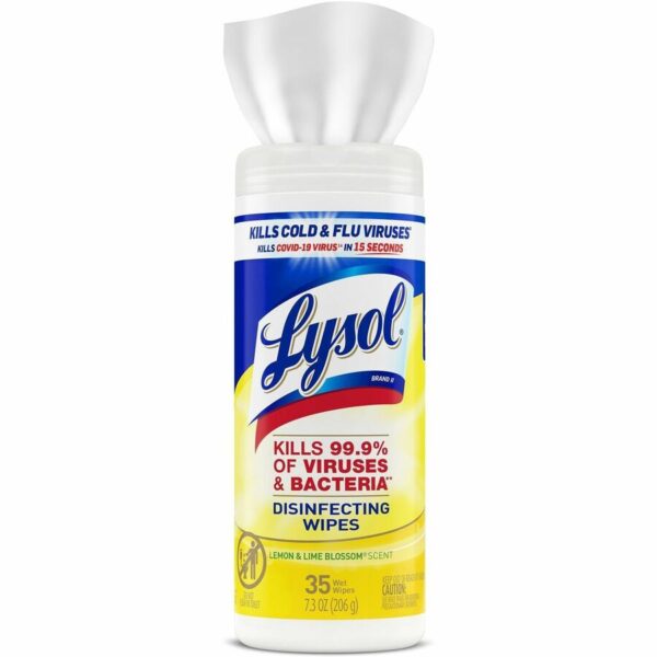 Lysol Lemon/Lime Disinfect Wipes - Image 2