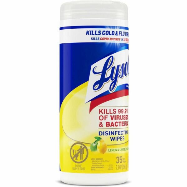 Lysol Lemon/Lime Disinfect Wipes - Image 3