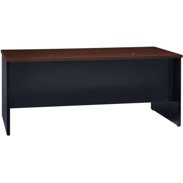 Lorell Fortress Modular Series Double-Pedestal Desk - Image 3