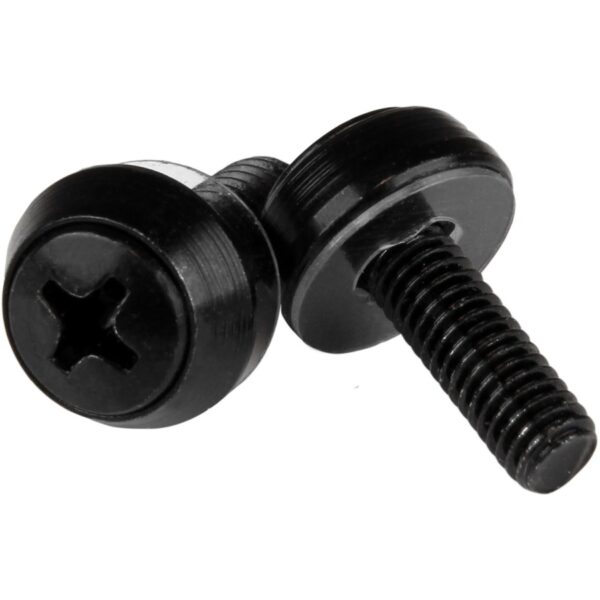 StarTech.com M5 x 12mm - Mounting Screws - 100 Pack, Black