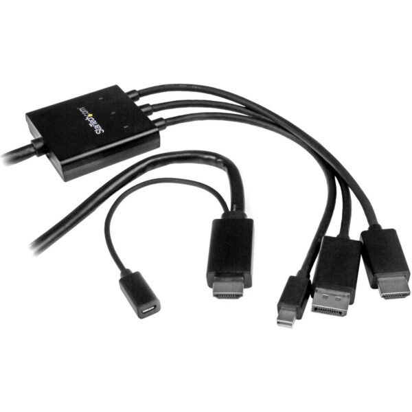 StarTech.com HDMI, DisplayPort or Mini DisplayPort to HDMI Converter Cable - 2 m (6 ft)