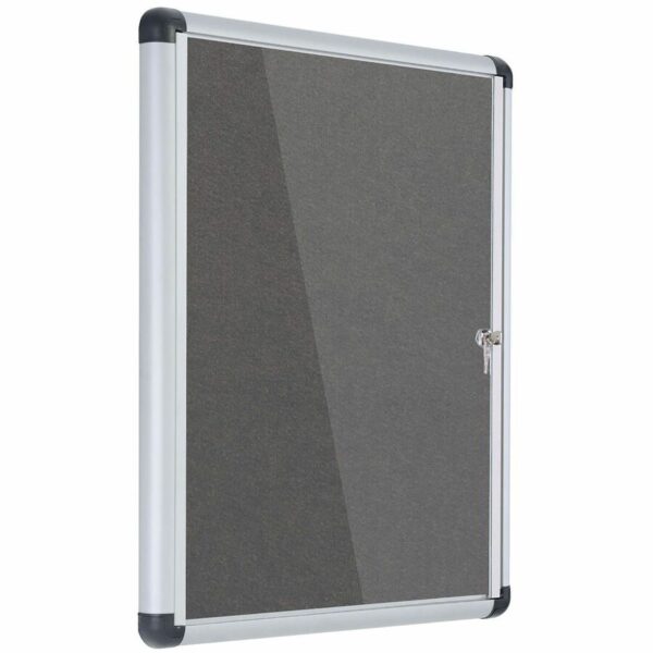 MasterVision Magnetic Gray Fabric Enclosed Board - Image 3