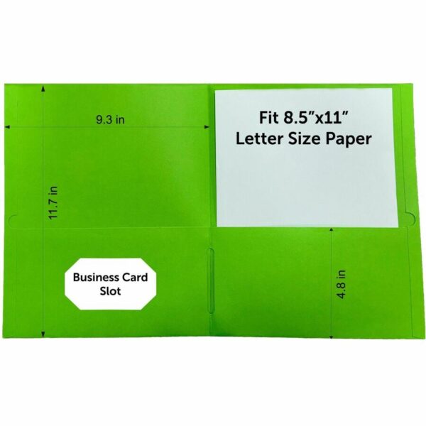 Sparco Letter Pocket Folder - Image 2