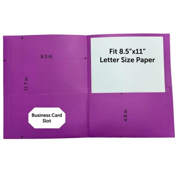 Sparco Letter Pocket Folder - Image 3