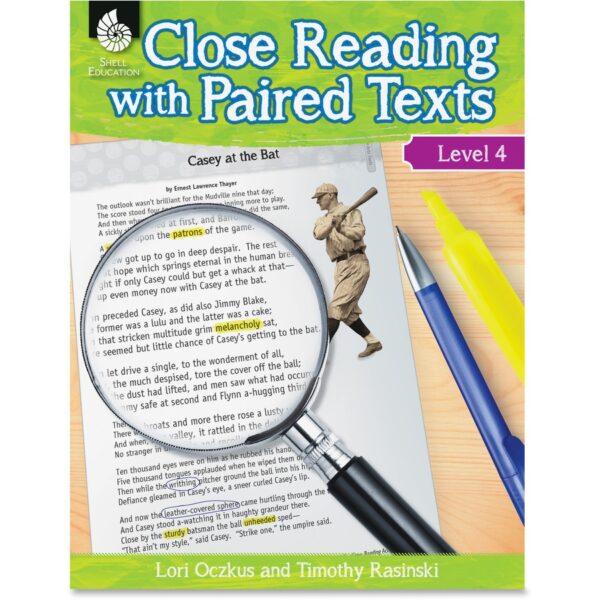 Shell Education Education Close Reading Level 4 Guide Printed Book by Lori Oczkus, M.A, Timothy Rasinski, Ph.D.