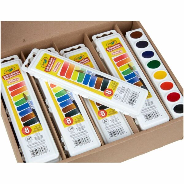 Crayola 8-Color Educational Watercolors Classpack - Image 2