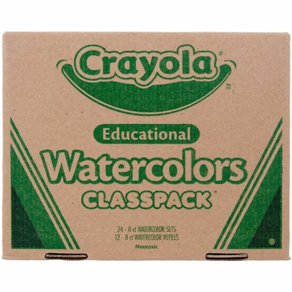 Crayola 8-Color Educational Watercolors Classpack - Image 5