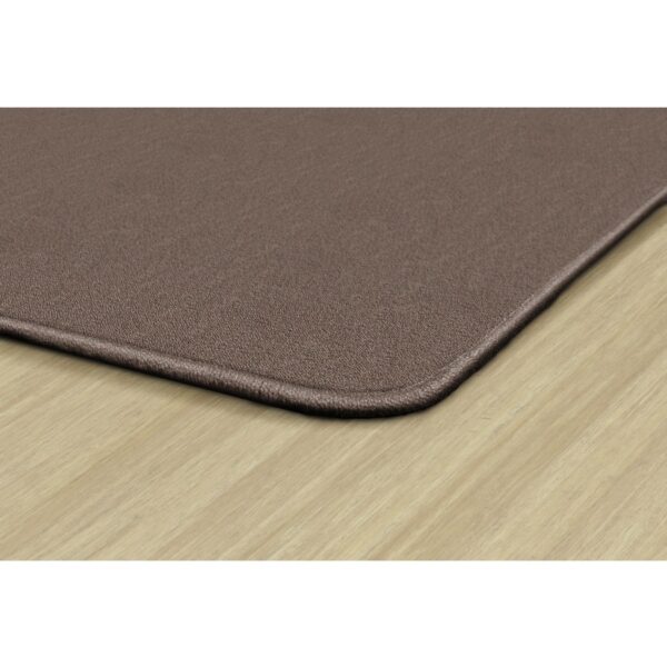 Flagship Carpets Classic Solid Color 6' Square Rug - Image 3