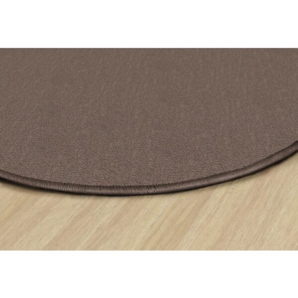 Flagship Carpets Classic Solid Color 6' Round Rug - Image 3