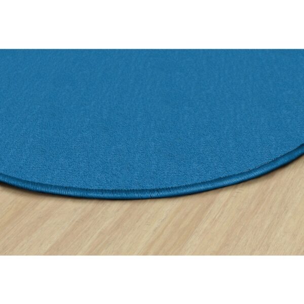 Flagship Carpets Classic Solid Color 6' Round Rug - Image 2