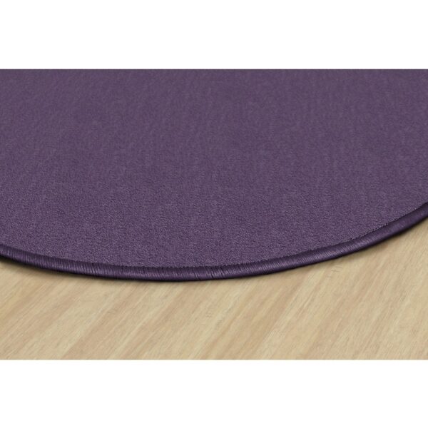 Flagship Carpets Classic Solid Color 6' Round Rug - Image 3