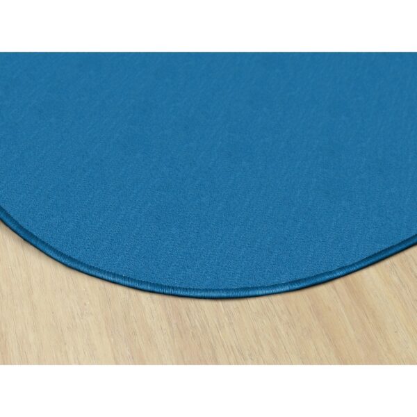 Flagship Carpets Classic Solid Color 12' Oval Rug - Image 3