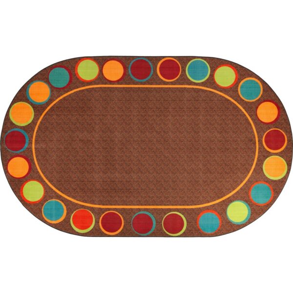 Flagship Carpets Calm Sitting Spots Oval Rug