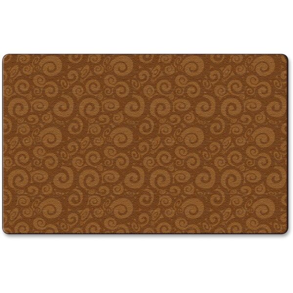 Flagship Carpets Solid Color Swirl Rug