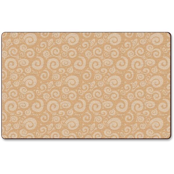 Flagship Carpets Solid Color Swirl Rug