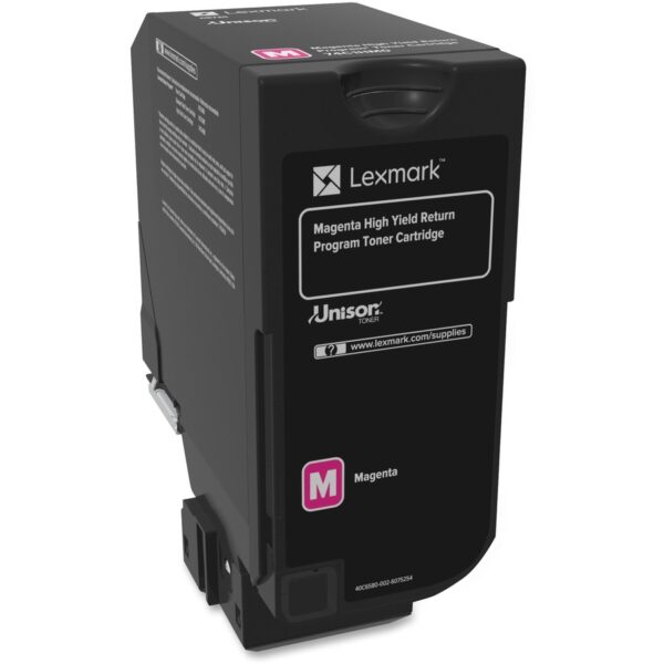 Lexmark Unison Original High Yield Laser Toner Cartridge - Magenta - 1 Each