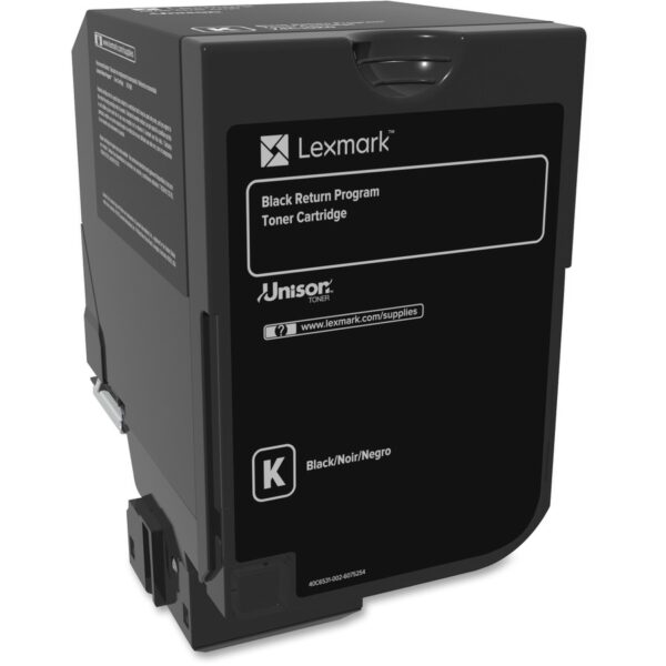 Lexmark Unison Original Standard Yield Laser Toner Cartridge - Black - 1 Each