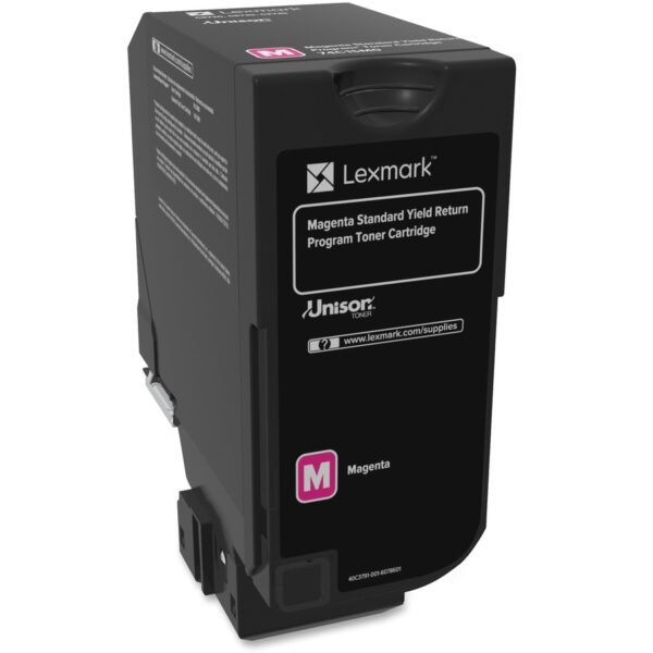 Lexmark Unison Original Standard Yield Laser Toner Cartridge - Magenta - 1 Each