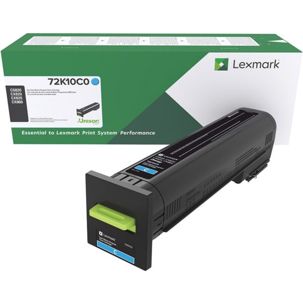 Lexmark Unison Original Standard Yield Laser Toner Cartridge - Cyan - 1 Each