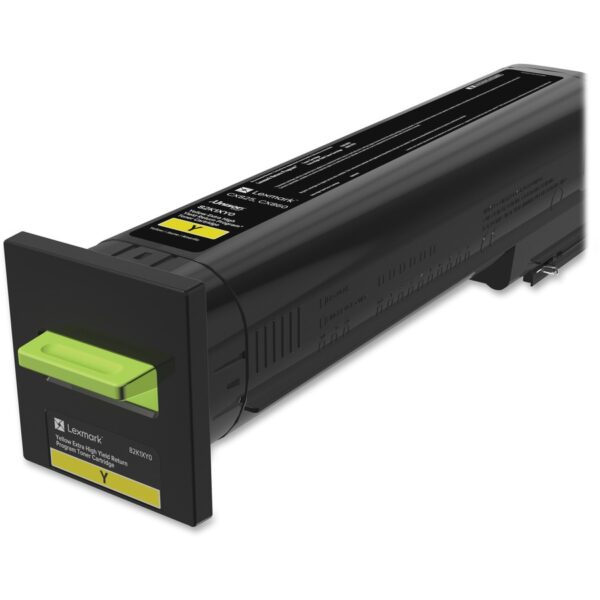 Lexmark Original Extra High Yield Laser Toner Cartridge - Yellow - 1 Each