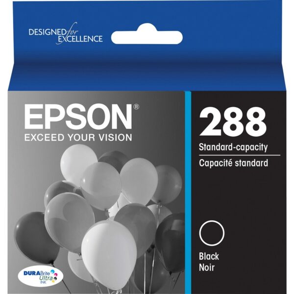 Epson DURABrite Ultra 288 Original Standard Yield Inkjet Ink Cartridge - Black - 1 Each - Image 2