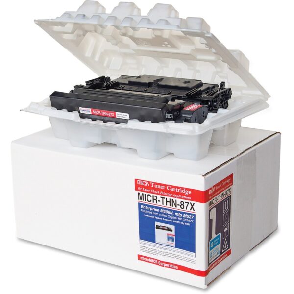 microMICR MICR Laser Toner Cartridge - Alternative for HP 87X (CF287X) - Black - 1 Each