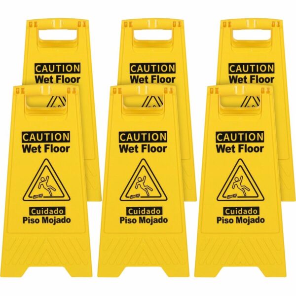 Genuine Joe Universal Graphic Wet Floor Sign