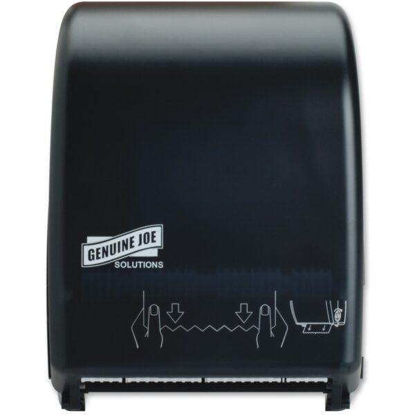 Genuine Joe Solutions Touchless Hardwound Towel Dispenser - Image 2