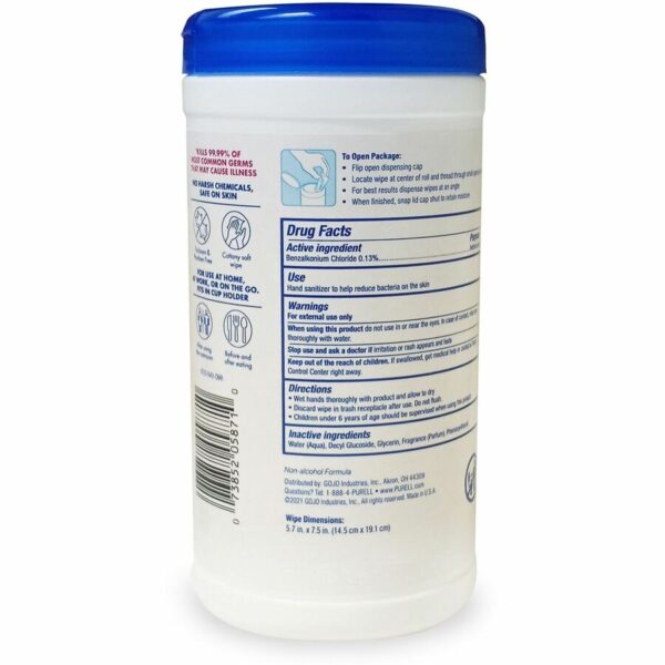 PURELL® Clean Scent Hand Sanitizing Wipes - Image 2