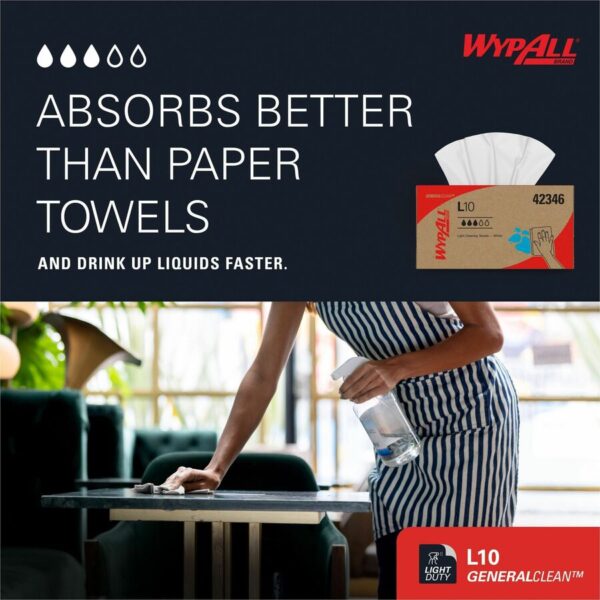 Wypall GeneralClean L10 Light Cleaning Towels - Image 7