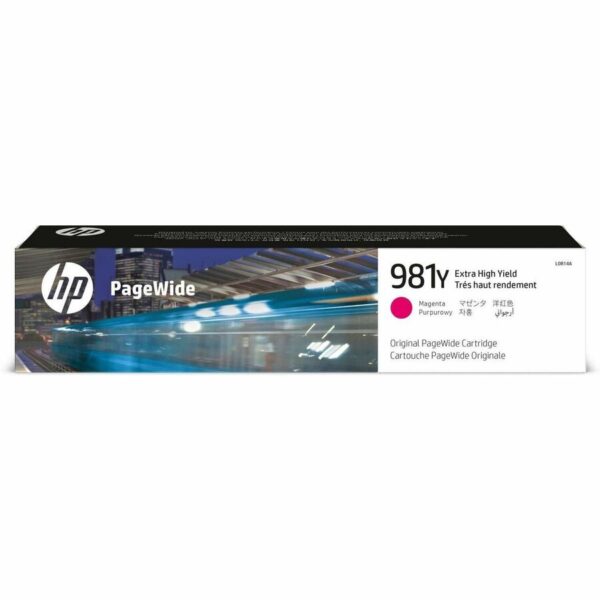 HP 981Y (L0R14A) Original Extra High Yield Page Wide Ink Cartridge - Magenta - 1 Each