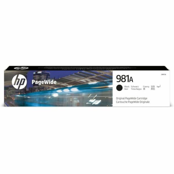 HP 981A (J3M71A) Original Page Wide Ink Cartridge - Single Pack - Black - 1 Each