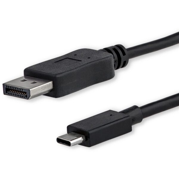 StarTech.com 6 ft. (1.8 m) USB-C To DisplayPort Cable - 4K 60Hz - Black