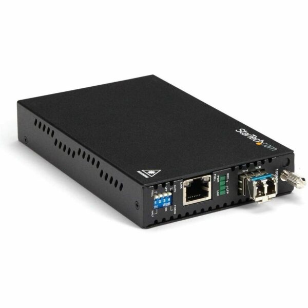 StarTech.com Gigabit Ethernet Copper-to-Fiber Media Converter - SM LC - 10 km